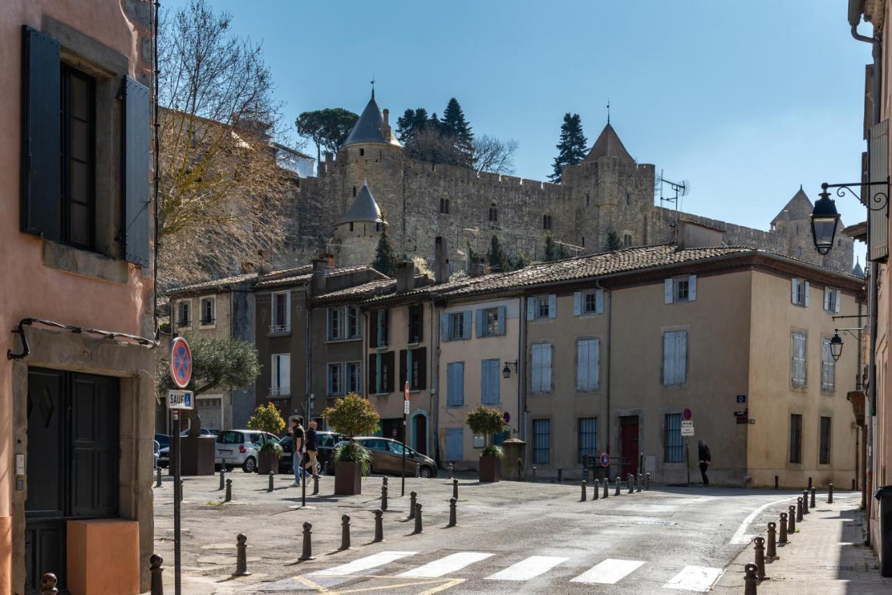 Les Gites De Laure - O Lit Divin, Instant De Volupte, Balneo Sauna, Climatisation, Netflix, 160M De La Cite Medievale قرقشونه المظهر الخارجي الصورة